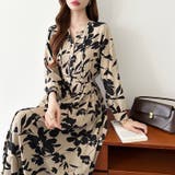 【花柄 ドット柄】 きれいめワンピース | COCOMOMO | 詳細画像9 