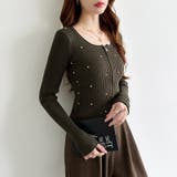 ダブルジップ リブニット ショートカーディガン | COCOMOMO | 詳細画像31 