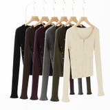 ダブルジップ リブニット ショートカーディガン | COCOMOMO | 詳細画像44 