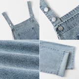 デニムサロペットパンツ サロペット オーバーオール | COCOMOMO | 詳細画像23 