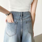 ダメージレースデニム デニムパンツ ダメージジーンズ | COCOMOMO | 詳細画像12 