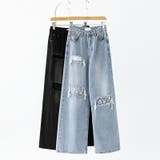 ダメージレースデニム デニムパンツ ダメージジーンズ | COCOMOMO | 詳細画像26 