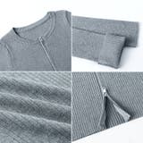 【新色登場】ダブルジップニット ショートジップカーディガン リブニット | COCOMOMO | 詳細画像72 