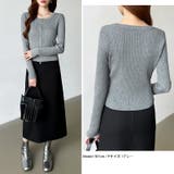 【新色登場】ダブルジップニット ショートジップカーディガン リブニット | COCOMOMO | 詳細画像13 