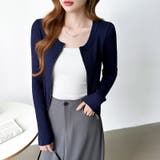 【新色登場】ダブルジップニット ショートジップカーディガン リブニット | COCOMOMO | 詳細画像41 