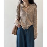 ボーダーニットカーディガン ボーダーニット カーディガン | COCOMOMO | 詳細画像9 