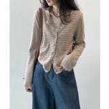 ボーダーニットカーディガン ボーダーニット カーディガン | COCOMOMO | 詳細画像10 