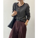 ボーダーニットカーディガン ボーダーニット カーディガン | COCOMOMO | 詳細画像3 