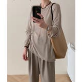 ゆるっと大人カジュアル シアーニット ラウンドネック | COCOMOMO | 詳細画像15 