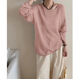 ゆるっと大人カジュアル シアーニット ラウンドネック | COCOMOMO | 詳細画像32 