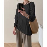 ゆるっと大人カジュアル シアーニット ラウンドネック | COCOMOMO | 詳細画像33 