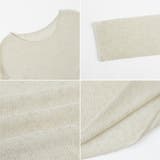 ゆるっと大人カジュアル シアーニット ラウンドネック | COCOMOMO | 詳細画像36 