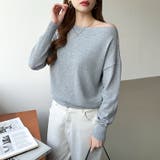 オフショルダー ニット ワンショルダーニット | COCOMOMO | 詳細画像9 