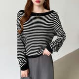 オフショルダー ニット ワンショルダーニット | COCOMOMO | 詳細画像28 