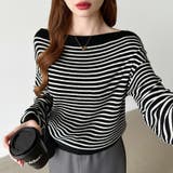 オフショルダー ニット ワンショルダーニット | COCOMOMO | 詳細画像32 