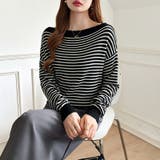 オフショルダー ニット ワンショルダーニット | COCOMOMO | 詳細画像34 