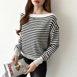 オフショルダー ニット ワンショルダーニット | COCOMOMO | 詳細画像37 