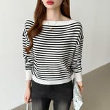 オフショルダー ニット ワンショルダーニット | COCOMOMO | 詳細画像38 