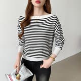 オフショルダー ニット ワンショルダーニット | COCOMOMO | 詳細画像40 