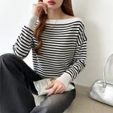 オフショルダー ニット ワンショルダーニット | COCOMOMO | 詳細画像41 