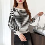 オフショルダー ニット ワンショルダーニット | COCOMOMO | 詳細画像42 