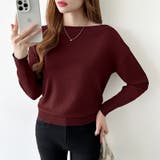 オフショルダー ニット ワンショルダーニット | COCOMOMO | 詳細画像44 