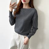 オフショルダー ニット ワンショルダーニット | COCOMOMO | 詳細画像47 