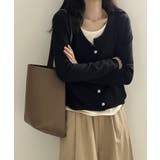 レイヤード風トップス ニット ボーダー | COCOMOMO | 詳細画像17