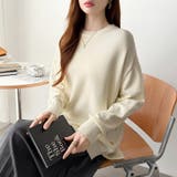 ゆったりロングニット サイドスリット オフィスカジュアル | COCOMOMO | 詳細画像16