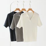 ケーブルニット ポロニット サマーニット | COCOMOMO | 詳細画像20 