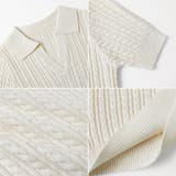 ケーブルニット ポロニット サマーニット | COCOMOMO | 詳細画像21 