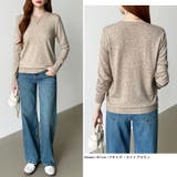 クルーネックニット 長袖ニット ニット | COCOMOMO | 詳細画像13