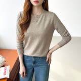 クルーネックニット 長袖ニット ニット | COCOMOMO | 詳細画像15