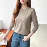 クルーネックニット 長袖ニット ニット | COCOMOMO | 詳細画像16