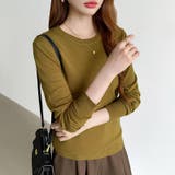 クルーネックニット 長袖ニット ニット | COCOMOMO | 詳細画像22