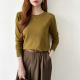 クルーネックニット 長袖ニット ニット | COCOMOMO | 詳細画像23