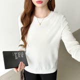 クルーネックニット 長袖ニット ニット | COCOMOMO | 詳細画像27