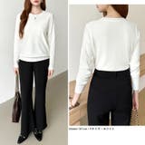 クルーネックニット 長袖ニット ニット | COCOMOMO | 詳細画像29