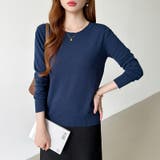 クルーネックニット 長袖ニット ニット | COCOMOMO | 詳細画像33