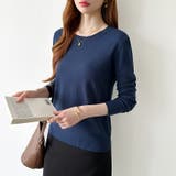 クルーネックニット 長袖ニット ニット | COCOMOMO | 詳細画像34