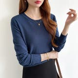 クルーネックニット 長袖ニット ニット | COCOMOMO | 詳細画像35