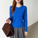 クルーネックニット 長袖ニット ニット | COCOMOMO | 詳細画像4