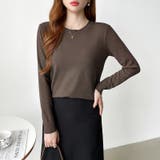 クルーネックニット 長袖ニット ニット | COCOMOMO | 詳細画像51