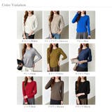 クルーネックニット 長袖ニット ニット | COCOMOMO | 詳細画像56