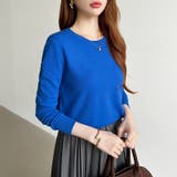 クルーネックニット 長袖ニット ニット | COCOMOMO | 詳細画像7