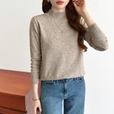 着回し力抜群！9色展開ニット ハイネックニット シンプルニット | COCOMOMO | 詳細画像15 