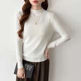 着回し力抜群！9色展開ニット ハイネックニット シンプルニット | COCOMOMO | 詳細画像30 