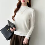 着回し力抜群！9色展開ニット ハイネックニット シンプルニット | COCOMOMO | 詳細画像31 