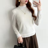 着回し力抜群！9色展開ニット ハイネックニット シンプルニット | COCOMOMO | 詳細画像32 