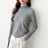 着回し力抜群！9色展開ニット ハイネックニット シンプルニット | COCOMOMO | 詳細画像42 
